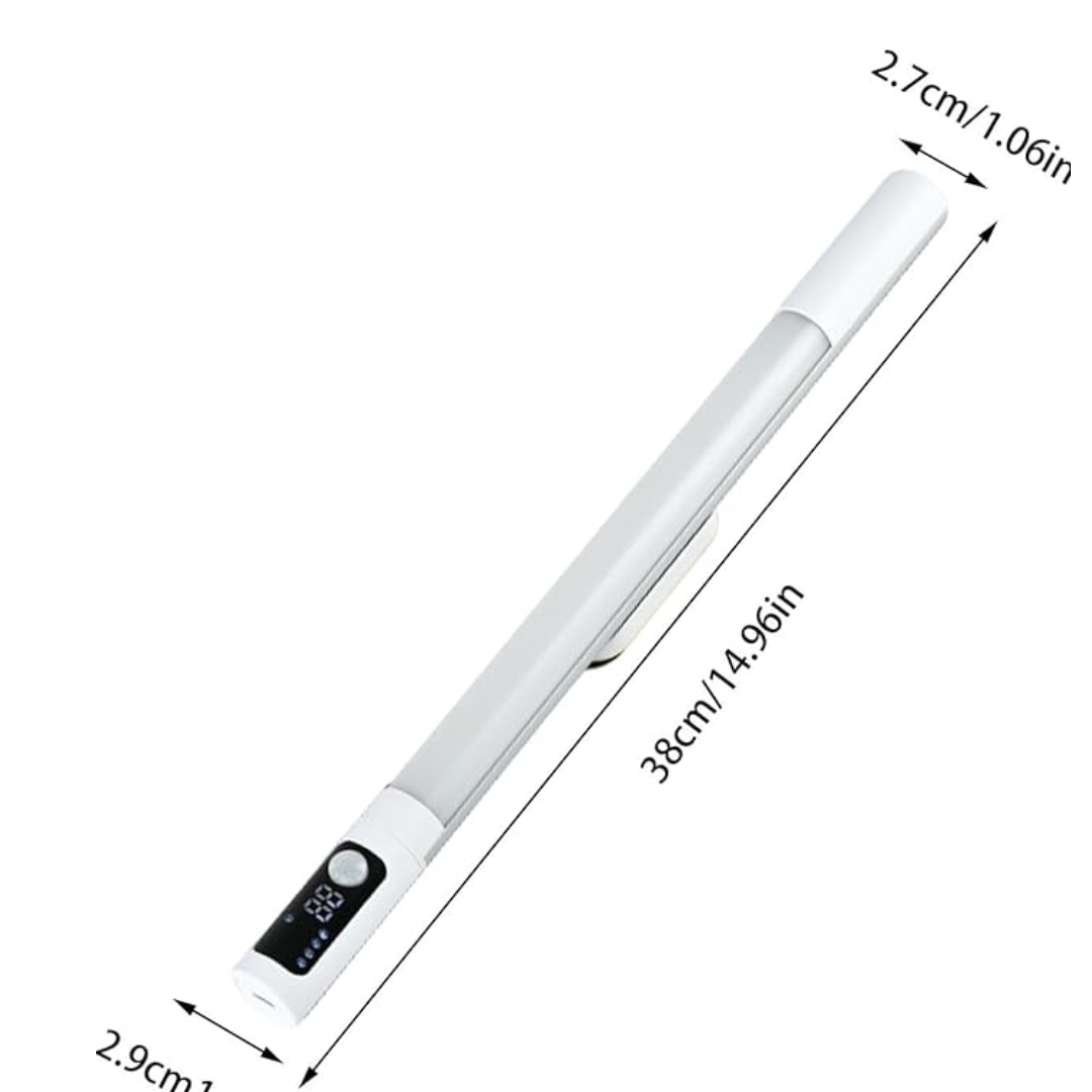 GlowMind™ Luz LED Recargable con Sensor y Pantalla Digital