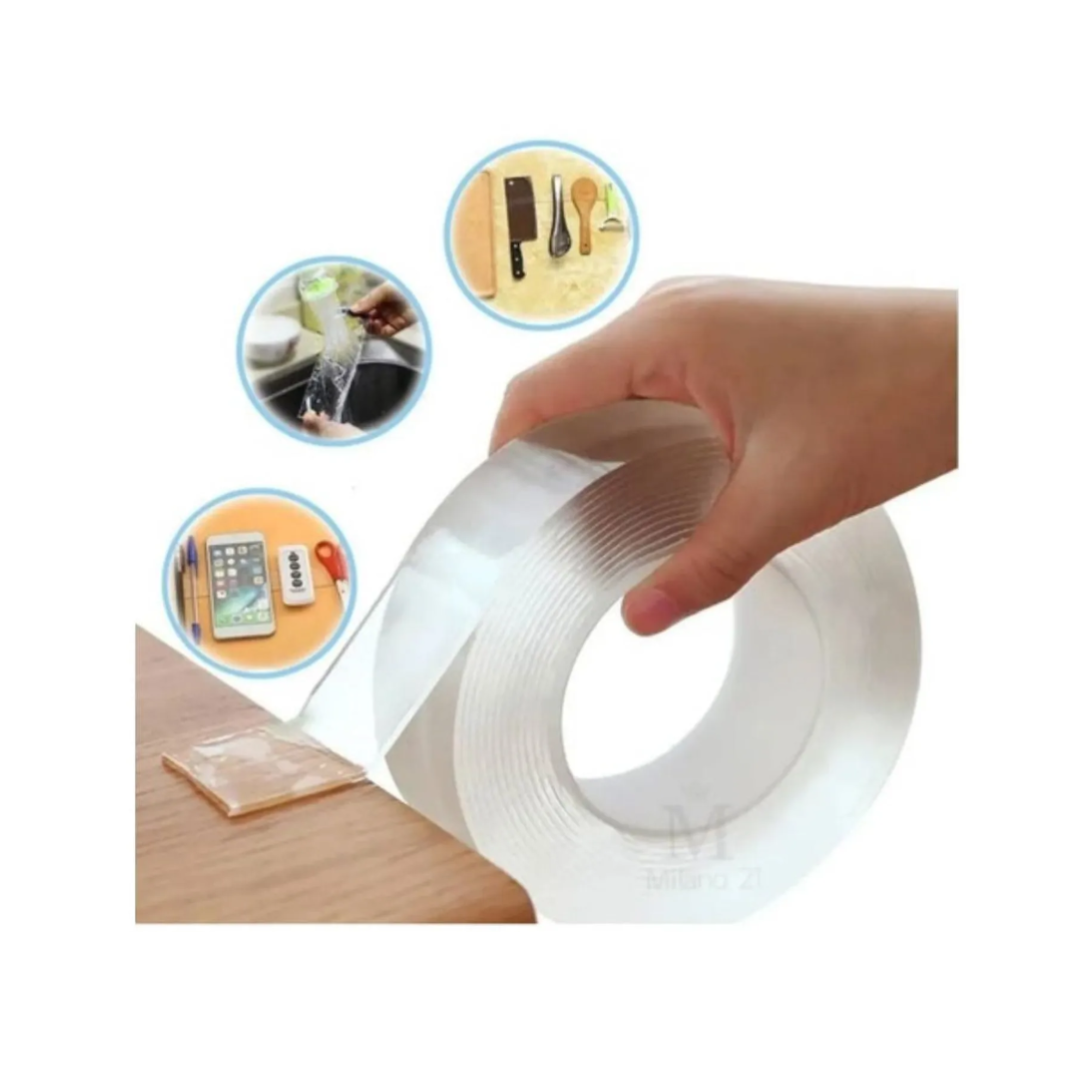 Cinta Mágica™ Transparente, fuerte y reutilizable