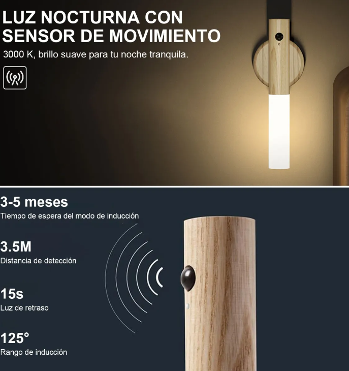 AutoLume™ Luz Led magnético con sensor de movimiento