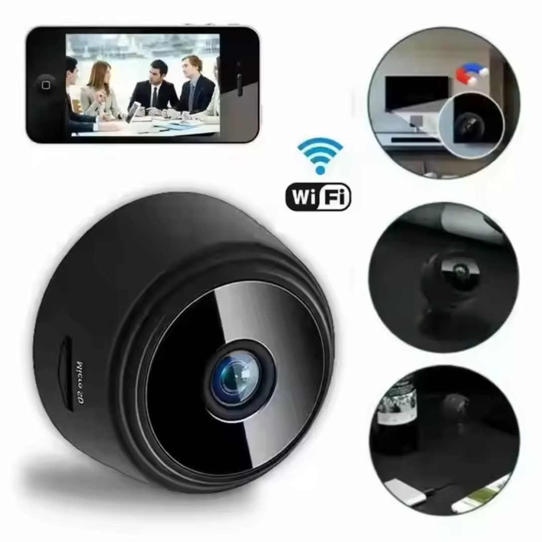 SpyDot™ Cámara espía HD, discreta, portátil y lista para grabar.