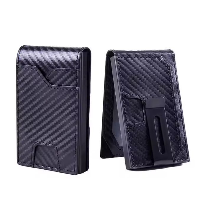 UrbanSeal™ Billetera de cuero con cierre magnético