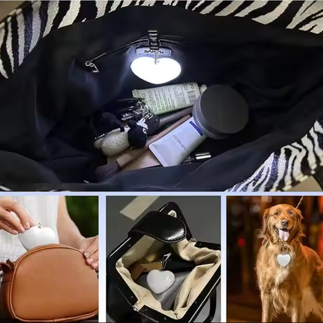 LumiLove™ Luz LED suave que se activa automáticamente dentro de tu cartera.