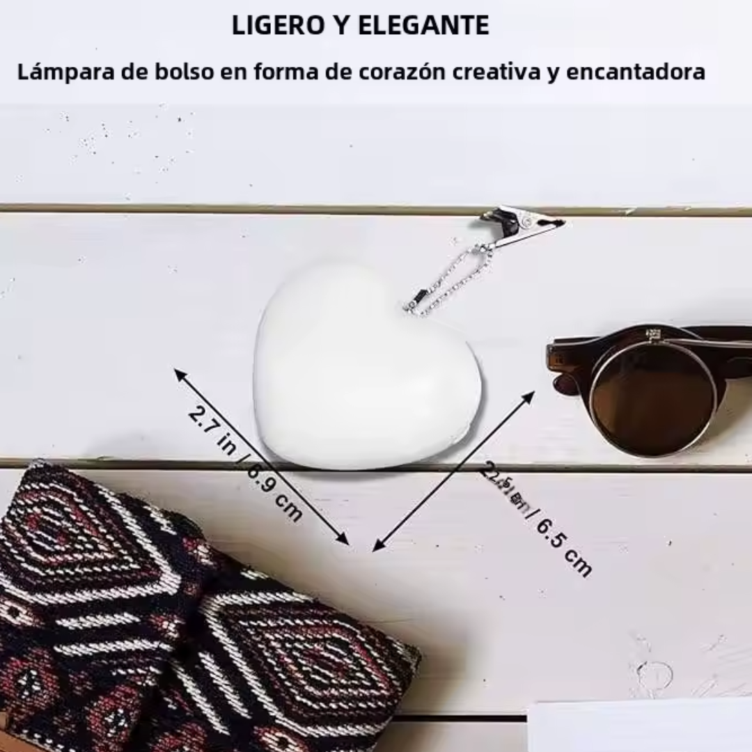 LumiLove™ Luz LED suave que se activa automáticamente dentro de tu cartera.