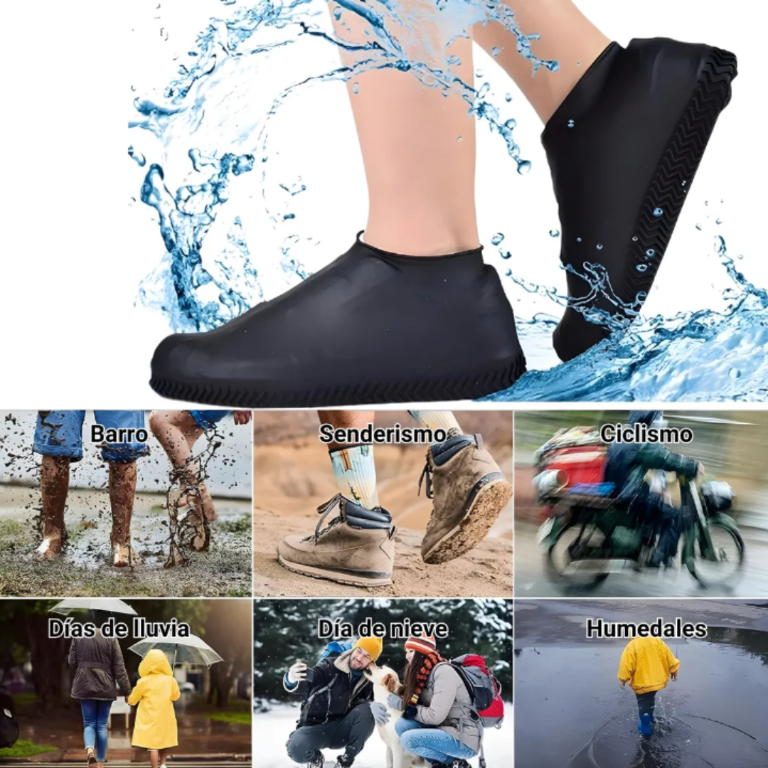 StepDry™ Protector de Lluvia Reutilizables de Silicona