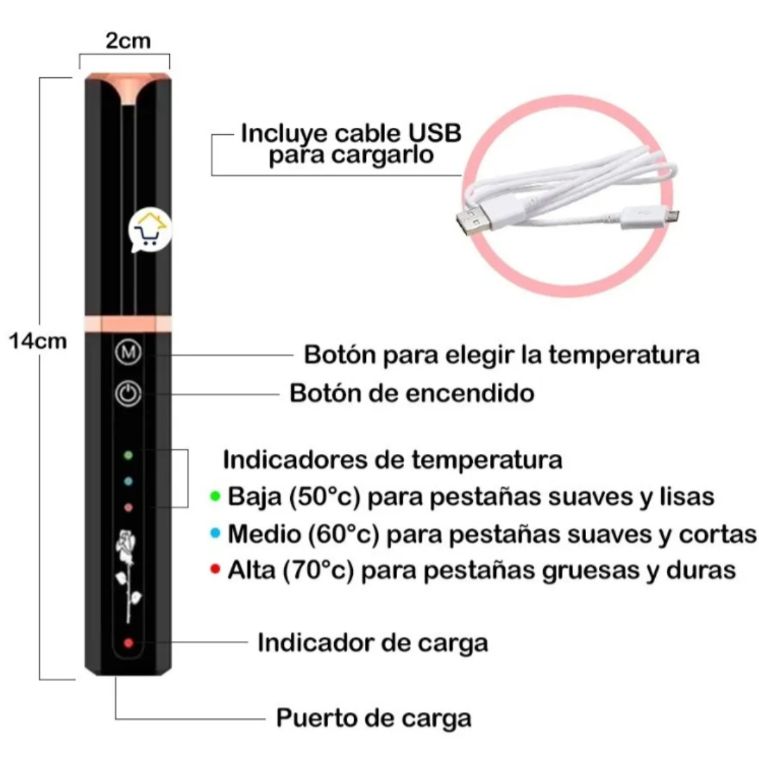 InstaGlow™ – Pestañas rizadas sin dolor, ¡en segundos!